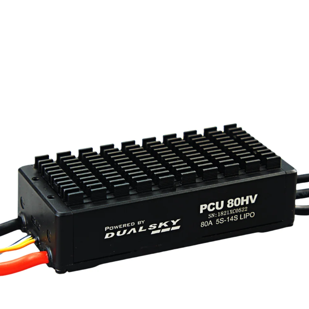 DUALSKY PCU 80HV 80A 5-14S Brushless ESC Speed Controller for Multi-Rotor Agricultural Plant Protection Aerial Photography UAV