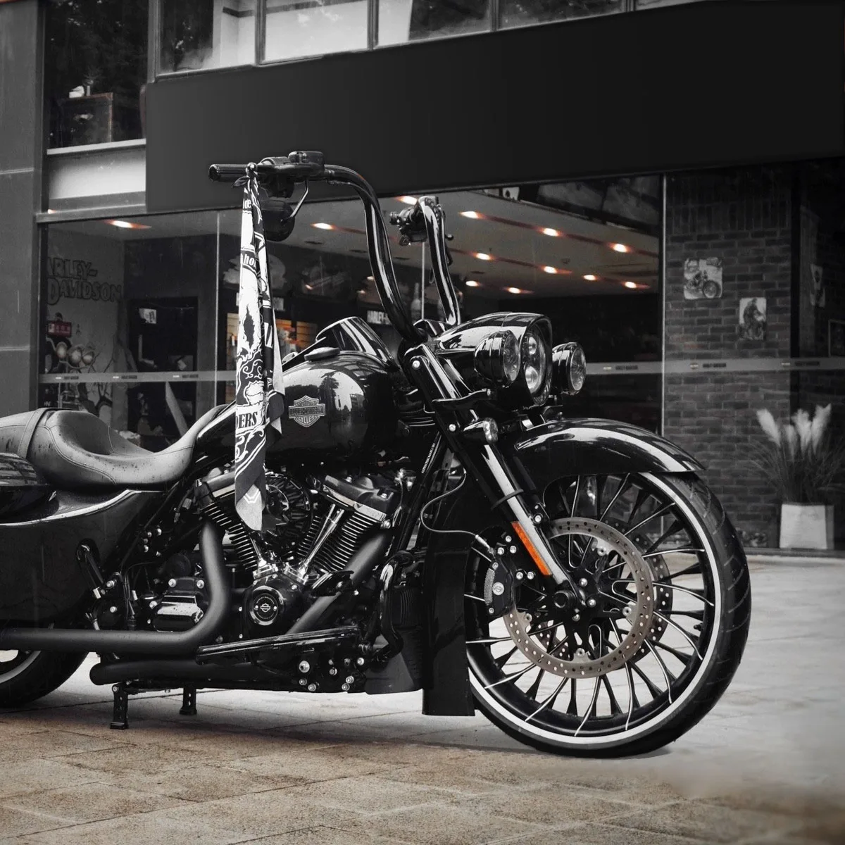 Alloy Motorcycle Wheels in Chrome Aluminum Front & Rear Rim Accessories for Harley 14-later Ultra Classic & Ultra Limited Model
