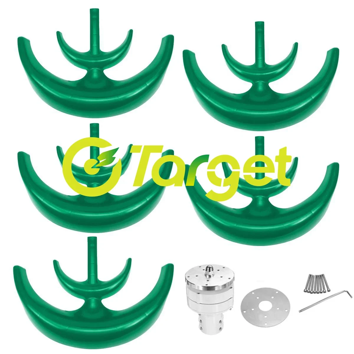 5000W 8000W 24V 48V Free Energy Off Grid System VAWT Home Wind Turbines Wind Generator Power Windmil 3Phase With MPPT Controller
