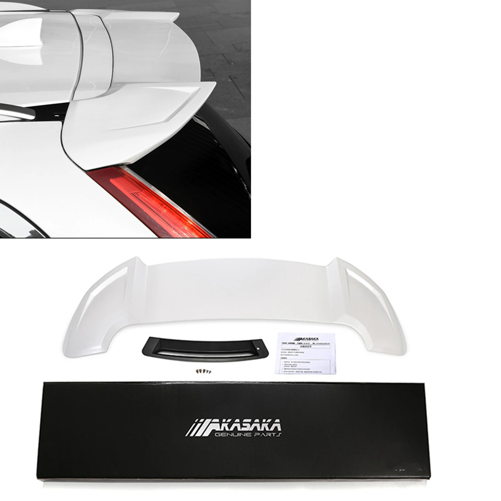 

AKASAKA Rear Spoiler Roof Wing For Honda CRV 2017-2022 5th Sport Car Trunk Lid Window Trim Tail Gate Tailgate Upper Splitter Lip