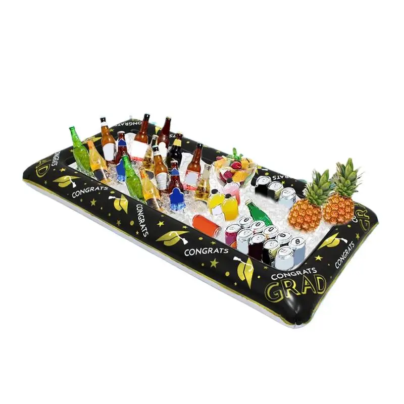 

Надувной сервировочный бар со сливной пробкой, контейнеры для салата, еды, напитков, барбекю, пикника, бассейна, вечерние принадлежности, шведский стол, салат, поднос для еды и смесей