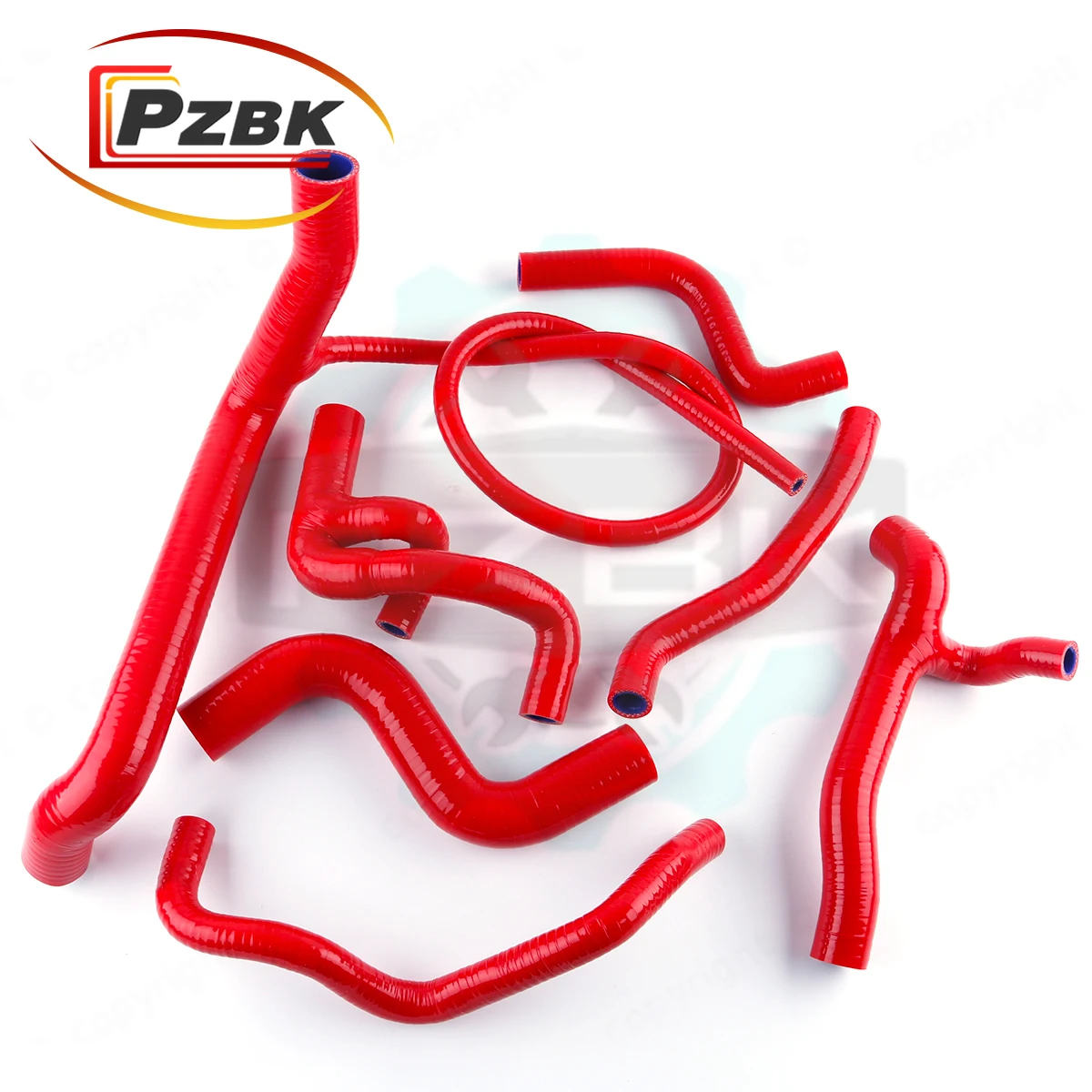 

For 1992-1997 VW Golf GTi MK3 2.0L 8V 2E Engine Coolant Radiator Silicone Hose Kit