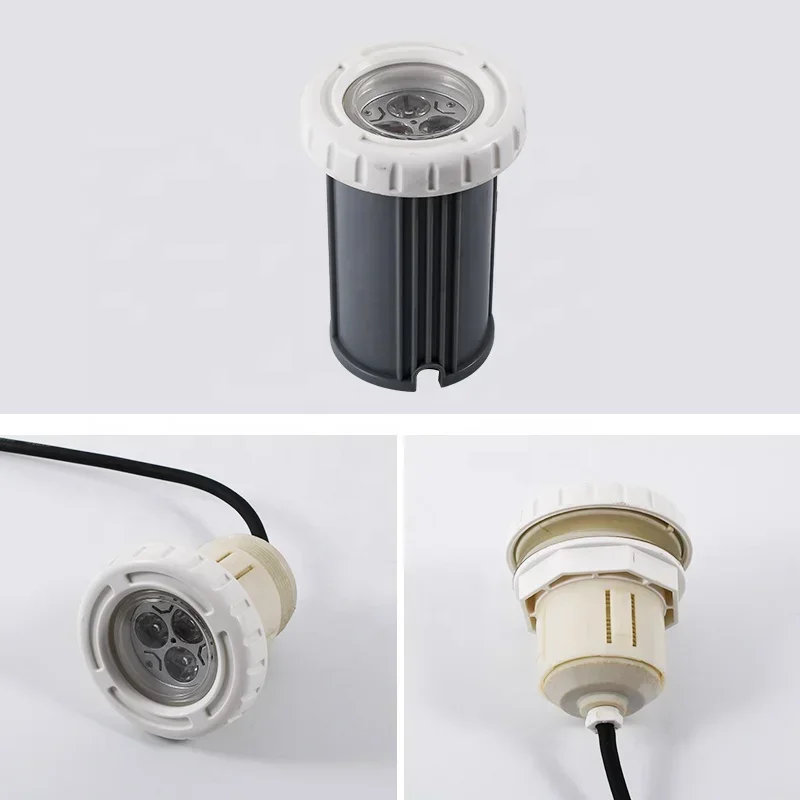 2025IP68 6W Recessed mini size 115*95mm LED Under water lamp Remote Control Led Pool Light