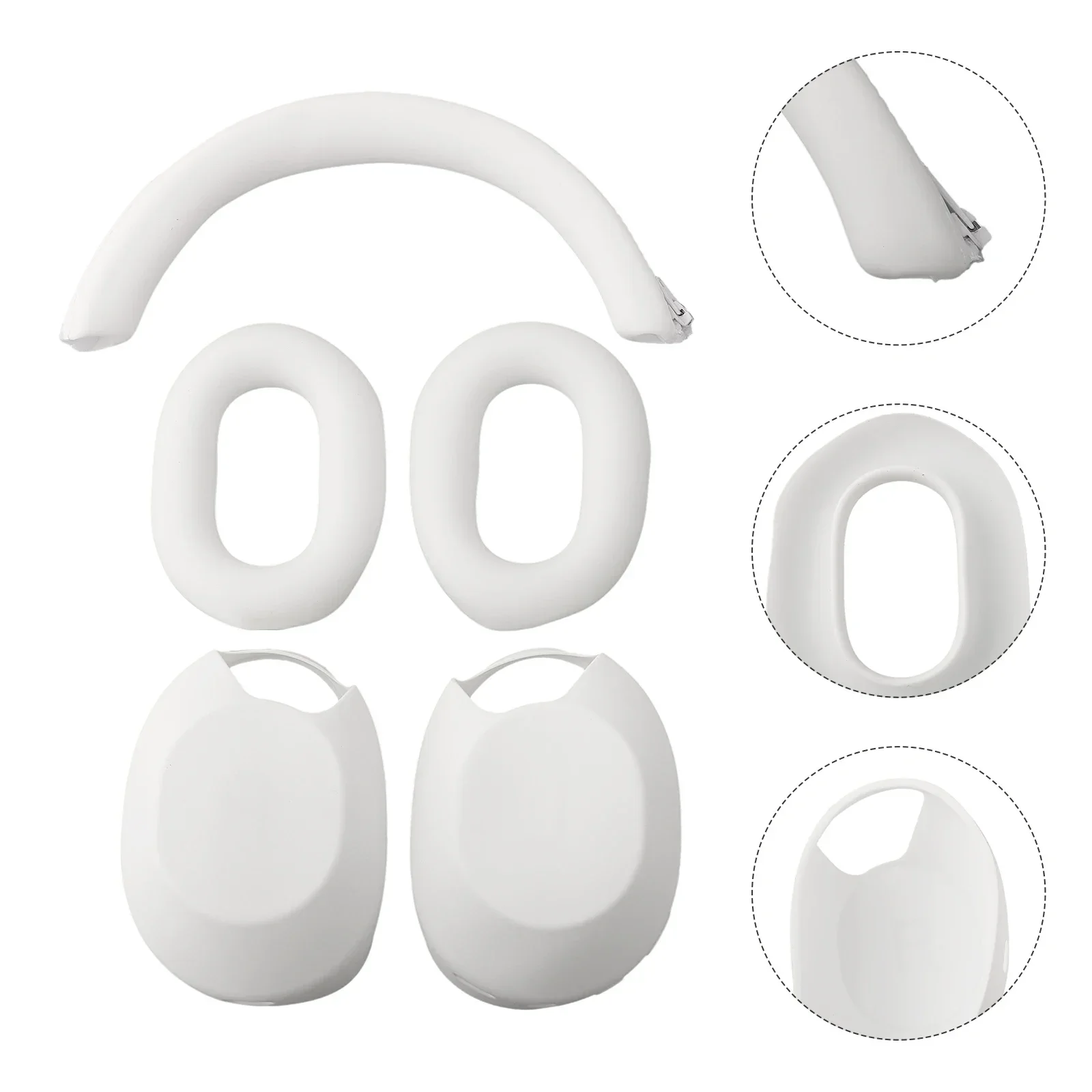 Silicone protective sleeve For Sony WH1000XM5 Headsets Cover  Sleeve Scratch Proof  washable with water Soft and skin friendly