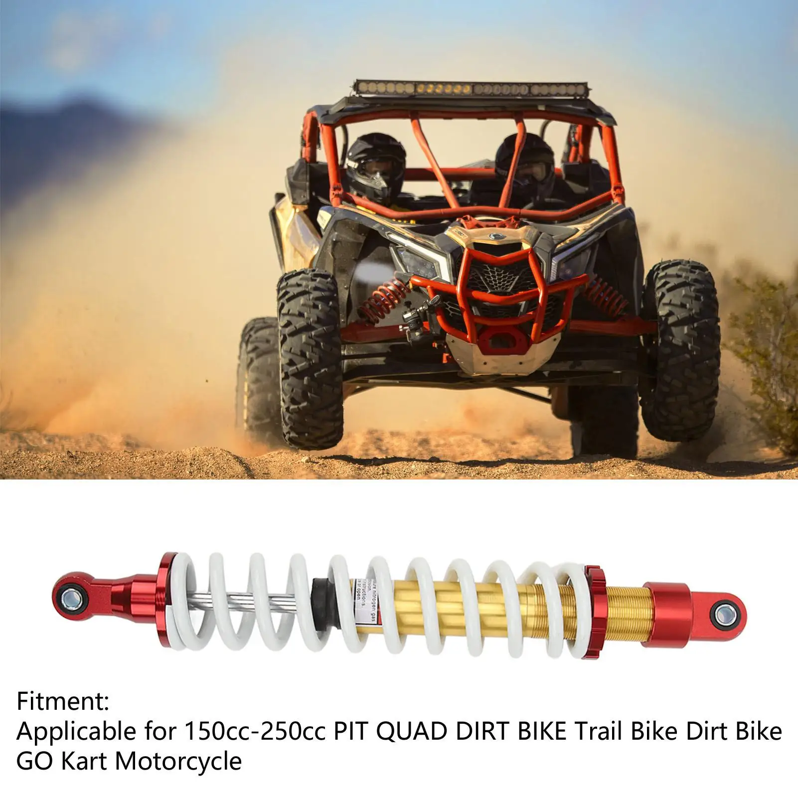 420mm Shock Absorber High Performance Anti Impact High Strength Shock Damper Easy Install for 15 cc -25 cc PIT QUAD DIRT BIKE