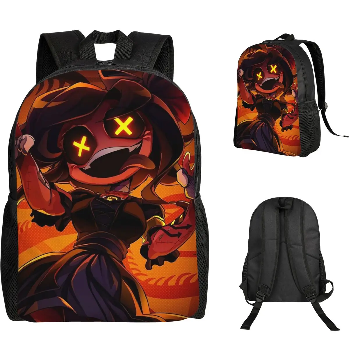 Murder Drones Cartoon Anime Student Backpack School Bag Hiking Travel Daypack for Boys Girls Fashion Bookbag Shoulder Bags