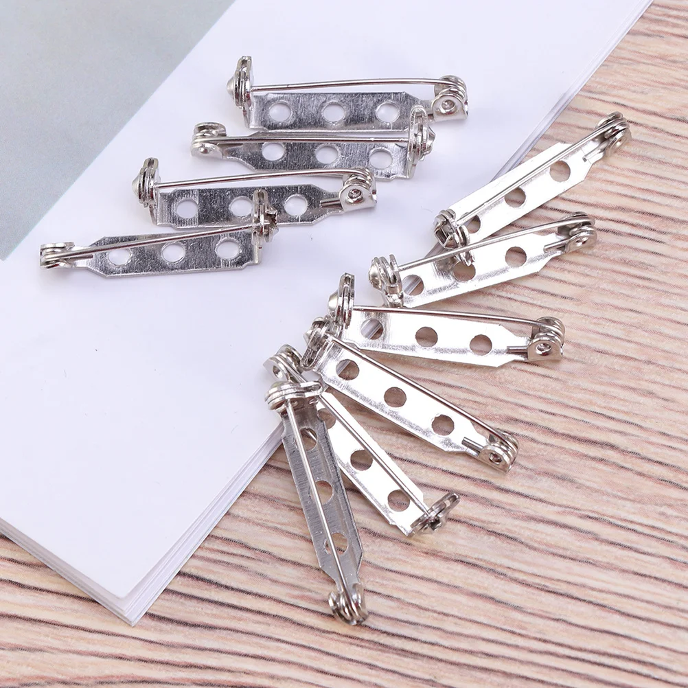 

120pcs 2Cm 2.5Cm 3.2Cm Insurance Brooch Simple Shining Design Safe For Clothes Clothing Accessories Fastening Clasp Pins