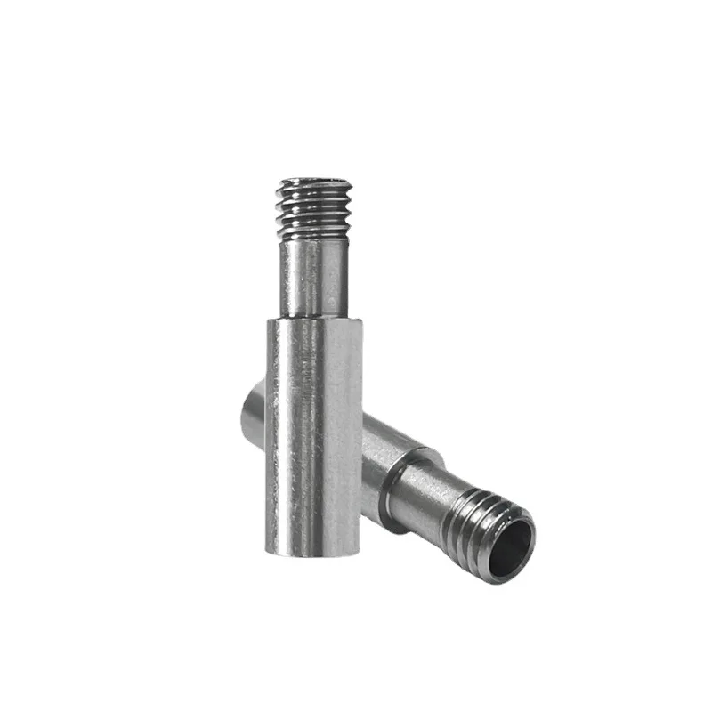 

M6 Stainless Steel Straight Heat Break Throat 4.2mm Inner Bore Compatible with CR10 Ender3 High Temperature Resistance Smooth