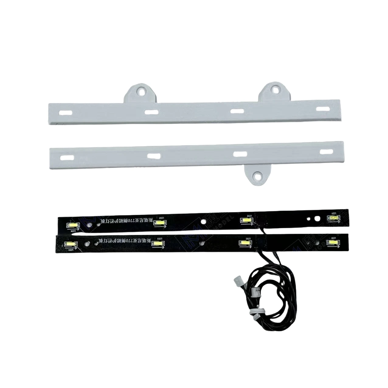 770S 6x6 サイドライトストリップ サイドスカートライトストリップ LED 3V ABS アップグレード 1/14 タミヤ RC スカニア ラジコン トレーラー おもちゃパーツ用