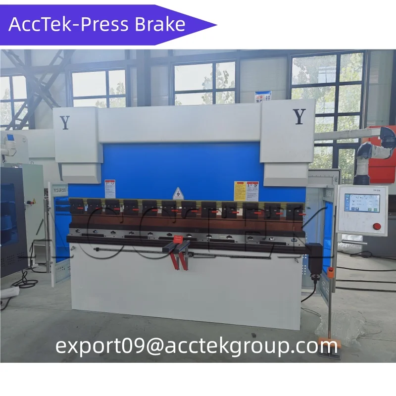 CNC Hydraulic Press Brake 4+1 Axis Sheet Metal Bending Machine For Stainless Steel Aluminum Iron Plate 110ton 220ton