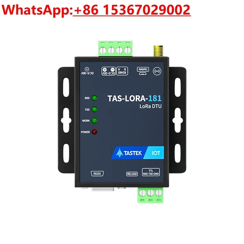 Lora module 433mhz serial port data transmission radio 485 radio frequency transceiver dtu gateway transparent data wireless