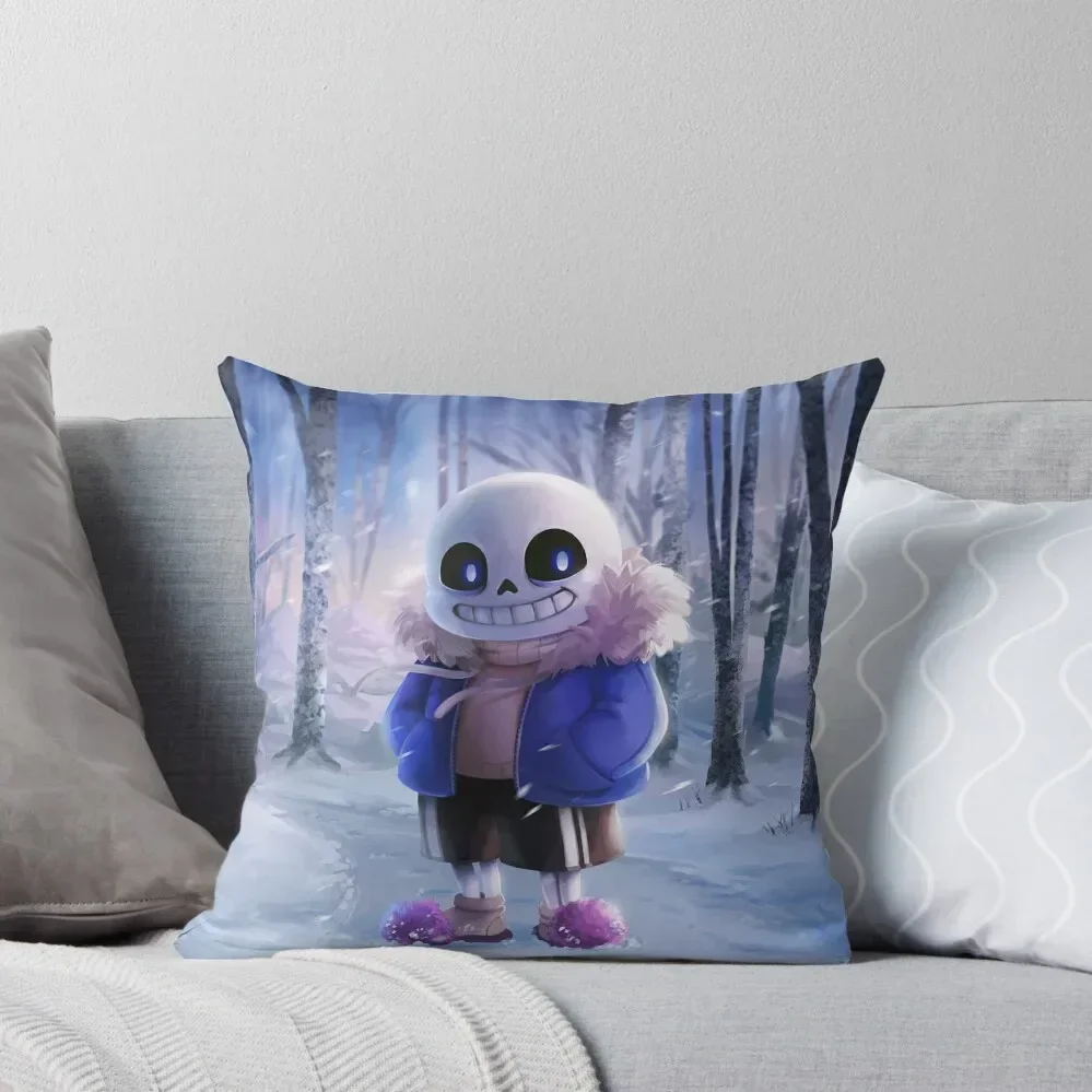 Undertale Sans Throw Pillow Pillow Cases Decorative Christmas Covers Cushions Home Decor Pillowcases For Pillows pillow