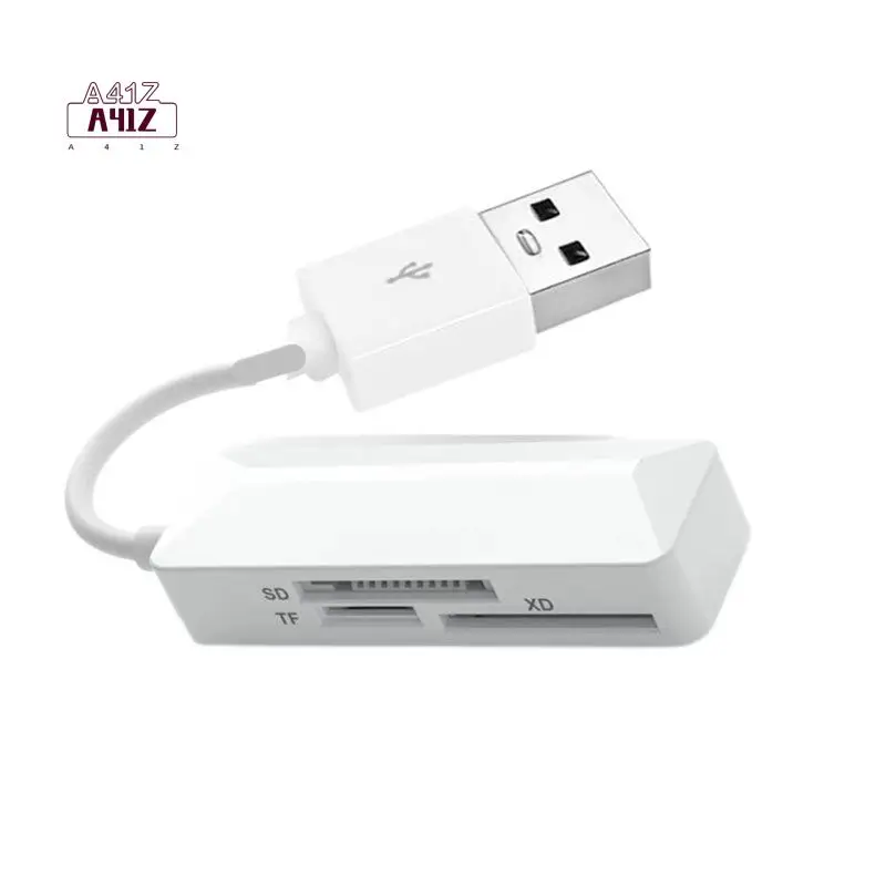 A41Z-USB Card Reader SD/TF/XD 3 In 1 Multi-Function SD Plug And Play High Speed Memory Card Reader Convertert