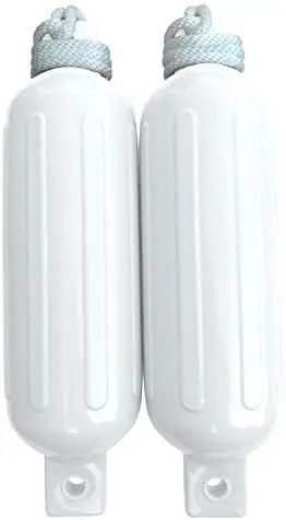 

Dock Edge Twin Eye Ribbed Dolphin Fenders 2-Pack with Lines