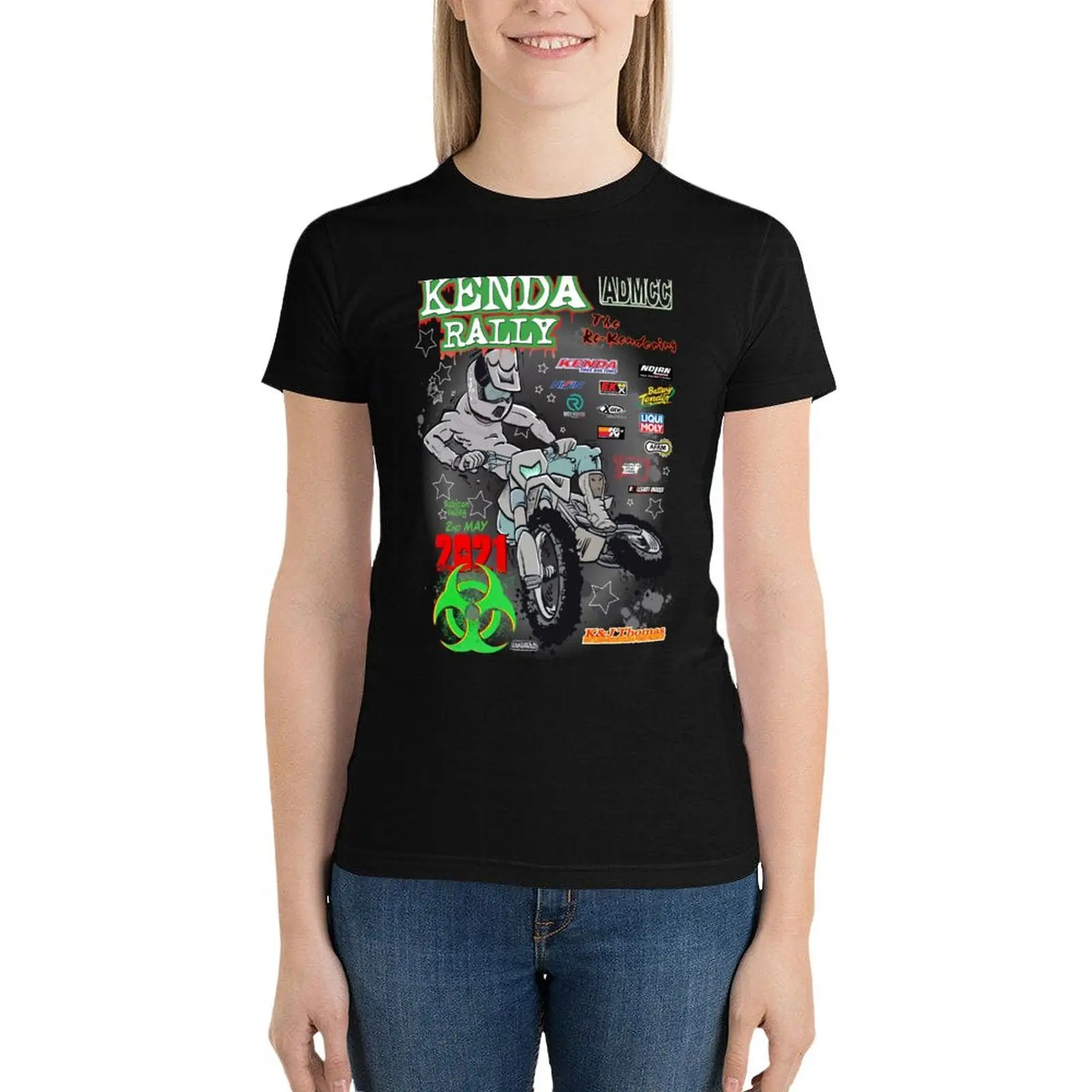 Kenda Rally 2021 T-Shirt summer clothes lady clothes Women t-shirts