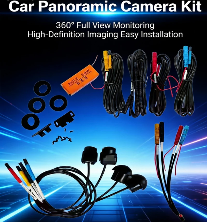 

Автомобильная панорамная камера 360° SN307-2053 AHD1080P HD, аксессуары для панорамной съемки 360°, мультимедийная система Android для автомобиля