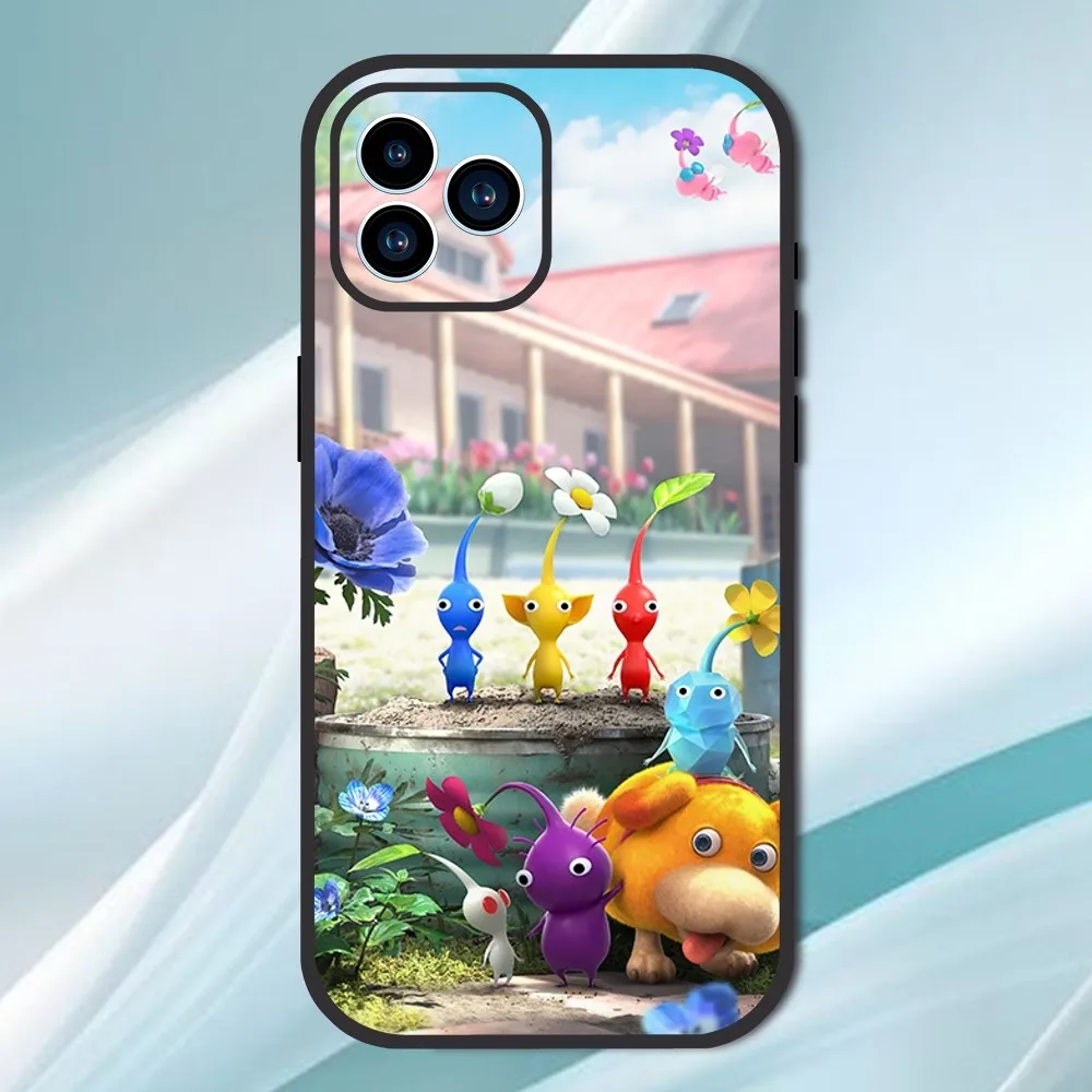 Game Pikmin 4 Phone Case For iPhone 13 12 11 14 15 Pro XS Max XR X 8 7 6S 6 Plus Soft Back case