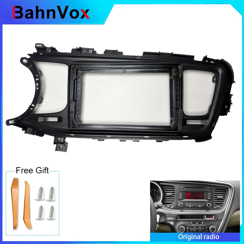 9 inch Android Car Radio frame for KIA Optima K5 LHD 2013-2015 2din Stereo GPS Fascia bezel Panel Adapter wire harnes