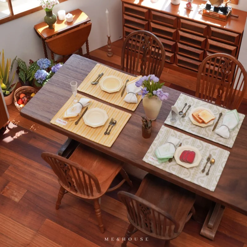 1/6 بيت الدمية نموذج صغير اكسسوارات الأثاث المطبخ خمر طاولة طعام Bjd Blyth الجندي Lol المنمنمات المشهد الدعائم ديكور