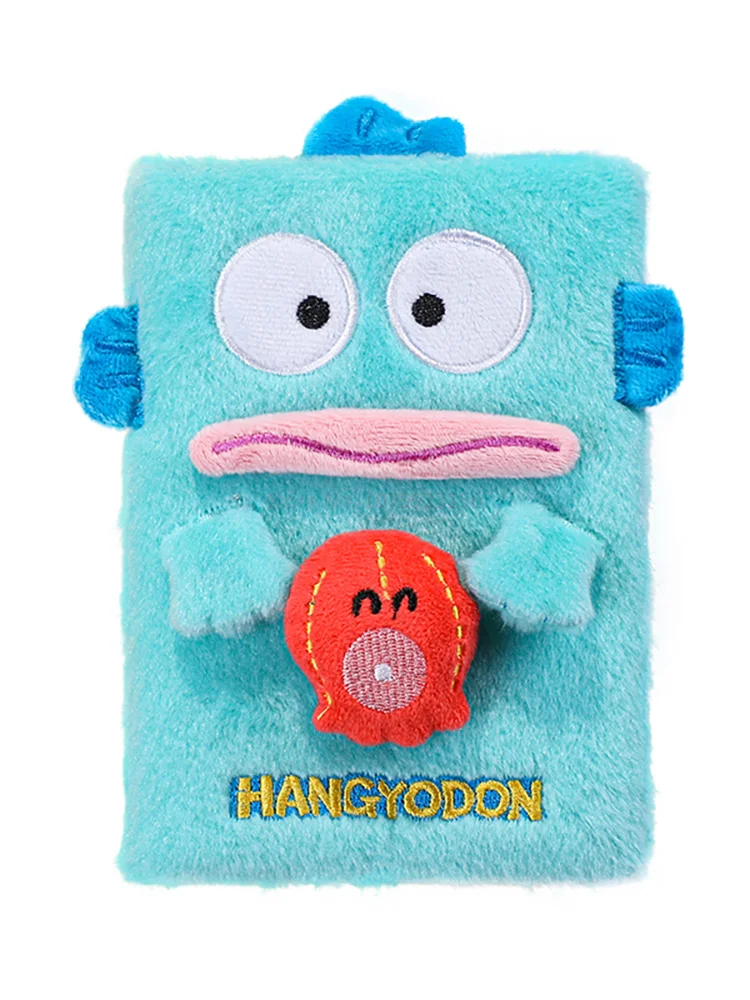 Imagem -05 - Kawaii Hangyodon Plush Notebook Plush Planner Papelaria Estudante Desenhos Animados b6 Peixe Feio