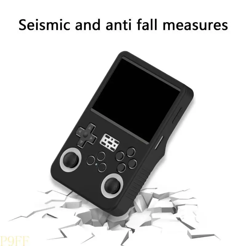 Shell en silicone Sratch à gratte-ci-coque pour console jeu R36S GamePad GamePad Dustofroping Housing Paming Accessoire