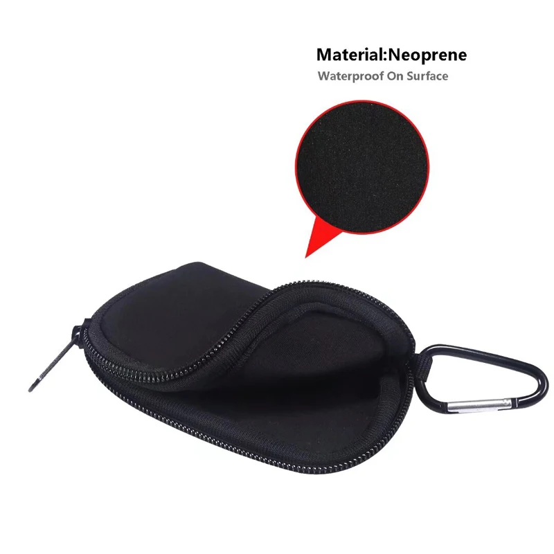 Mini Nylon Fabric For Airpods Pro 2 3 2 1 Case For Samsung Galaxy Buds FE Buds Pro Buds2 Pro Live with hook Holds small items