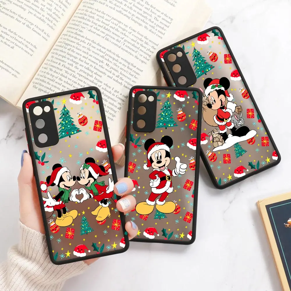 

Mickey Christmas Disneys Phone Case For Samsung Galaxy A56 A55 A54 A52 A17 5G A07 A06 A36 A32 A34 A25 A26 A72 A73 A13 Hard Cover