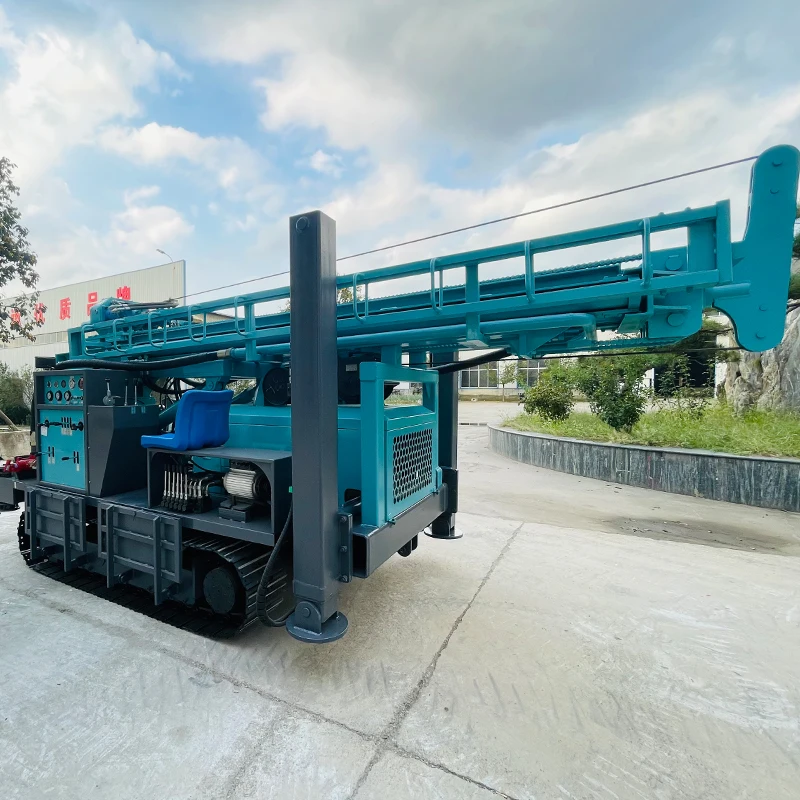 جهاز حفر آبار المياه 400 متر آلة حفر آبار المياه محرك الديزل منصات حفر آبار المياه الصغيرة للبيع