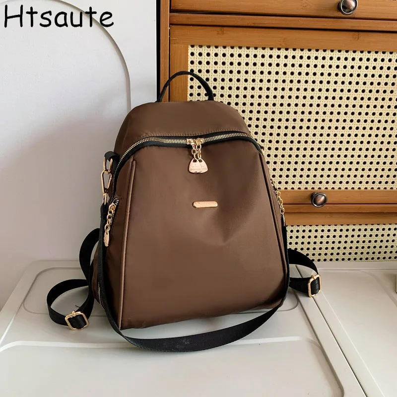 Women's fashionable backpack, shoulder bag, travel multifunctional bag, handbag, handbag, suitable for different scenarios