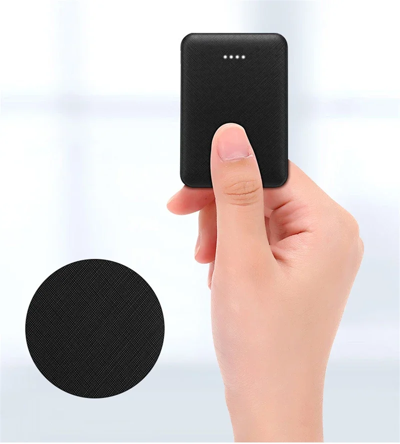 20000mAh Slim Mini Power Bank  Portable Charger External Battery Pack Powerbank for IPhone 15 Samsung S23 Huawei Xiaomi