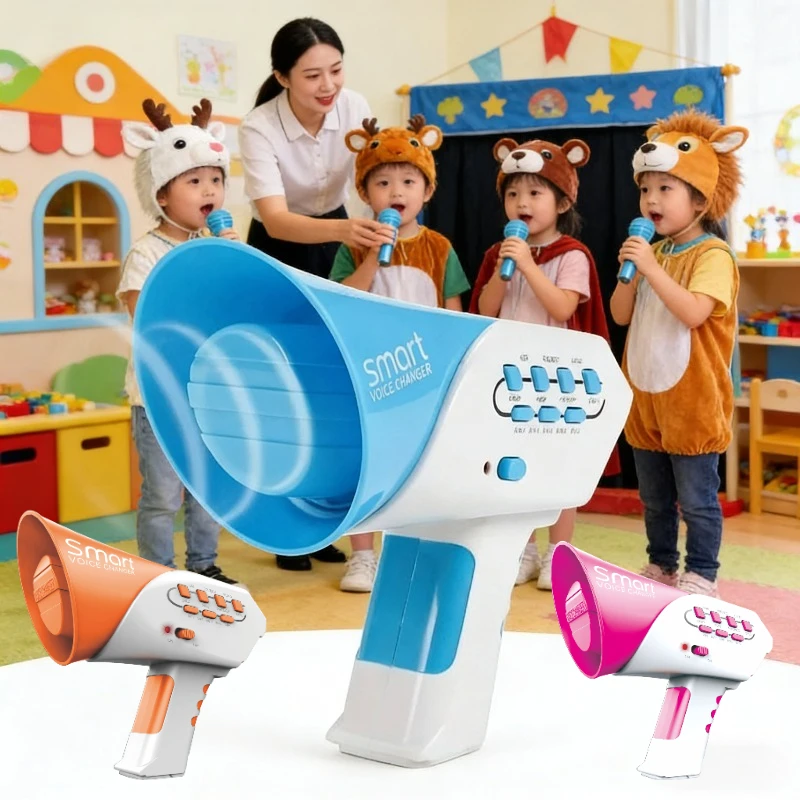 Children's Small Speaker Toys Change Sound Speaker Toy Role-play Games Baby Gifts Interesting Vocal Toy Multiple Gameplay Modes