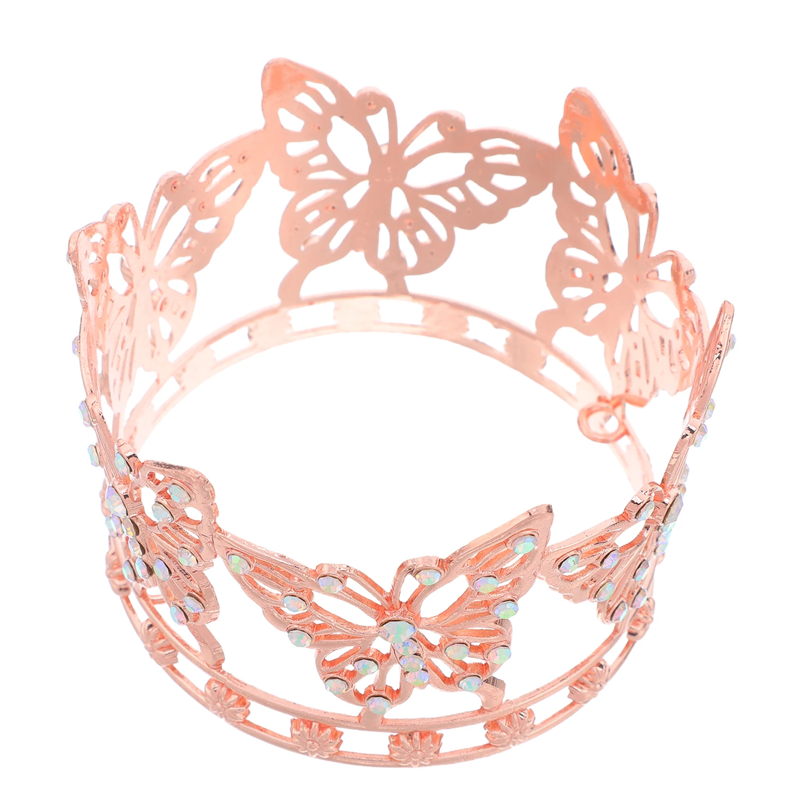 

Butterfly Crown Princess Crowns for Girls Diamond Angle Costume Valentines Rhinestone Headband Childrens Queen Birthday