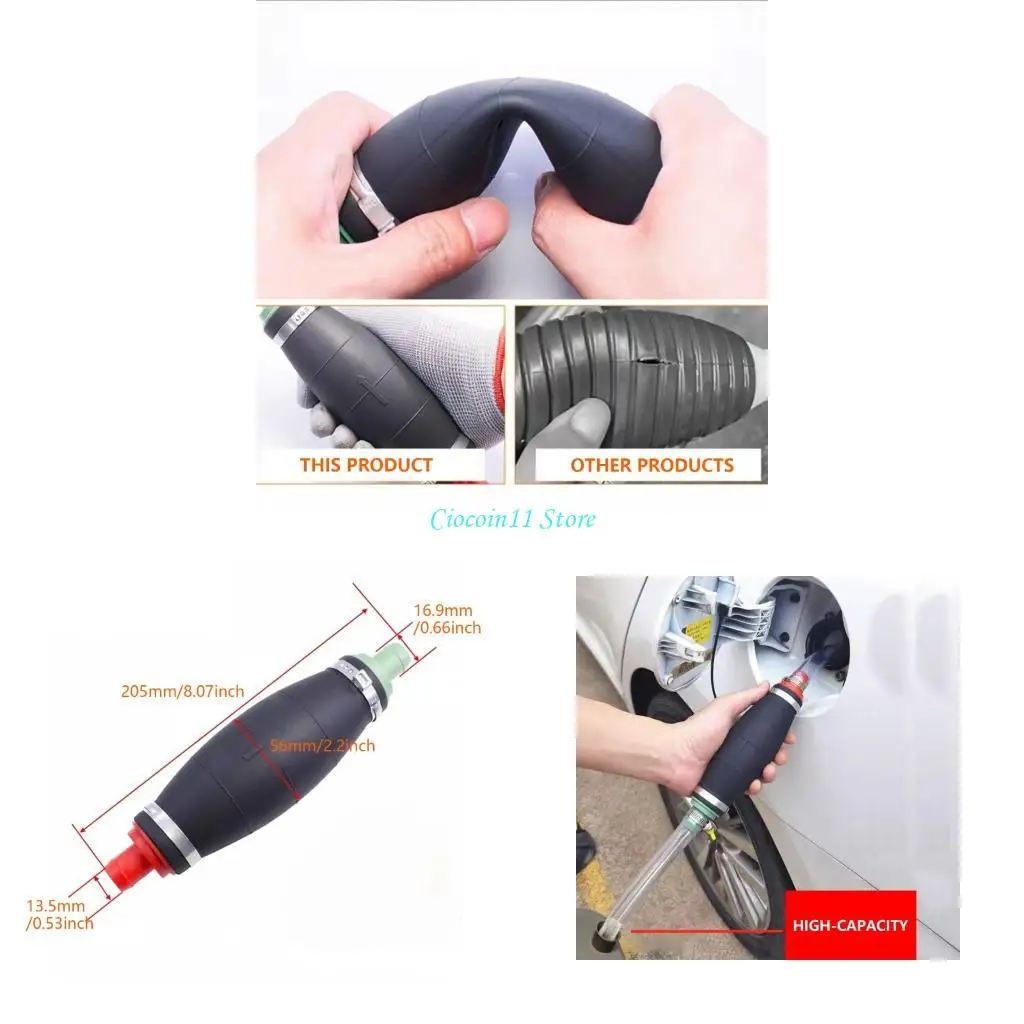 

Y1UB Emercain Siphon Automotive Repair Accessessy Accessessy Red