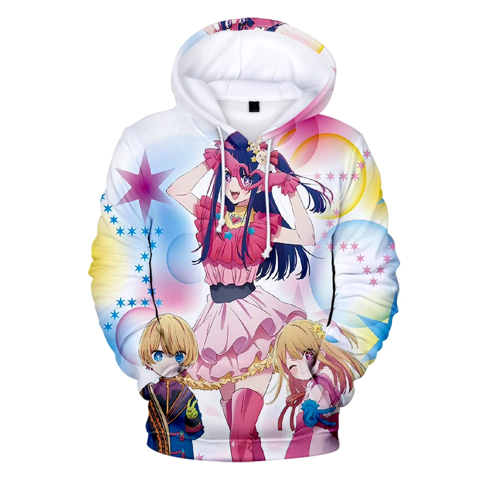 OSHI NO KO Hoshino Hoodies Sweatshirts Boys Girs Kids Cartoon Anime Clothes Cosplay Costumes Hooded Men Women Sweatshirts