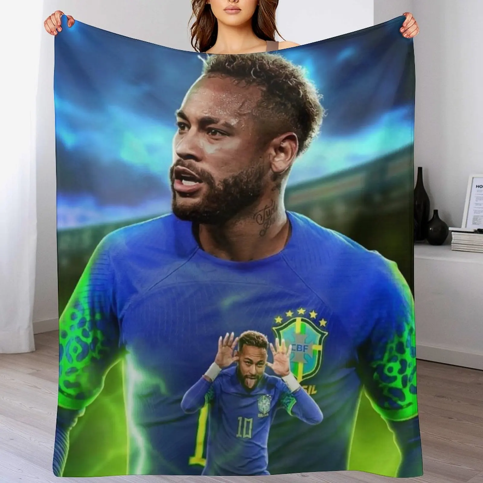 

NeymarJR Boss Throw Blanket Large Soft Big for sofa Summer Blankets