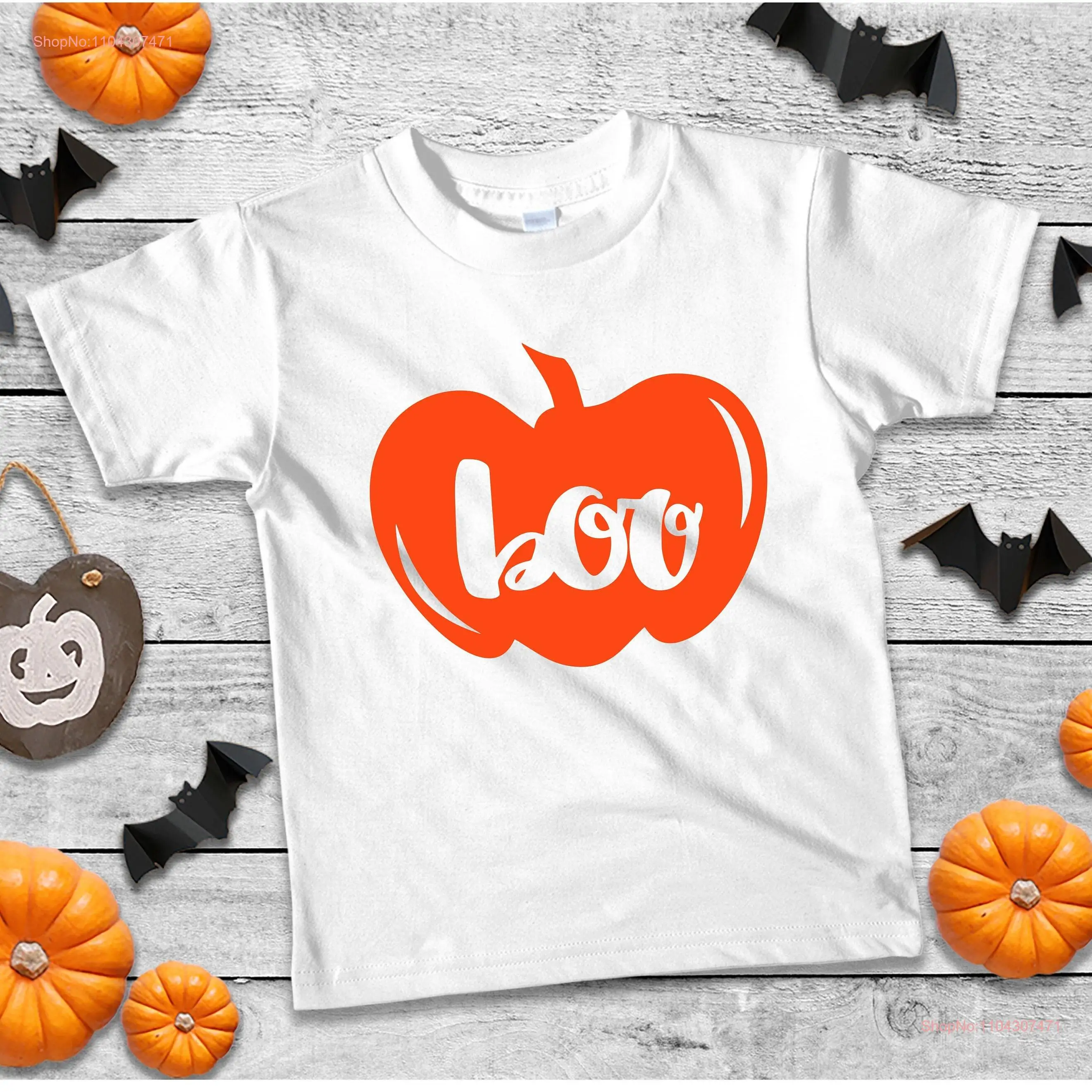 Boo Pumpkin T shirt Adult with Carving Halloween October 31st long or short sleeves