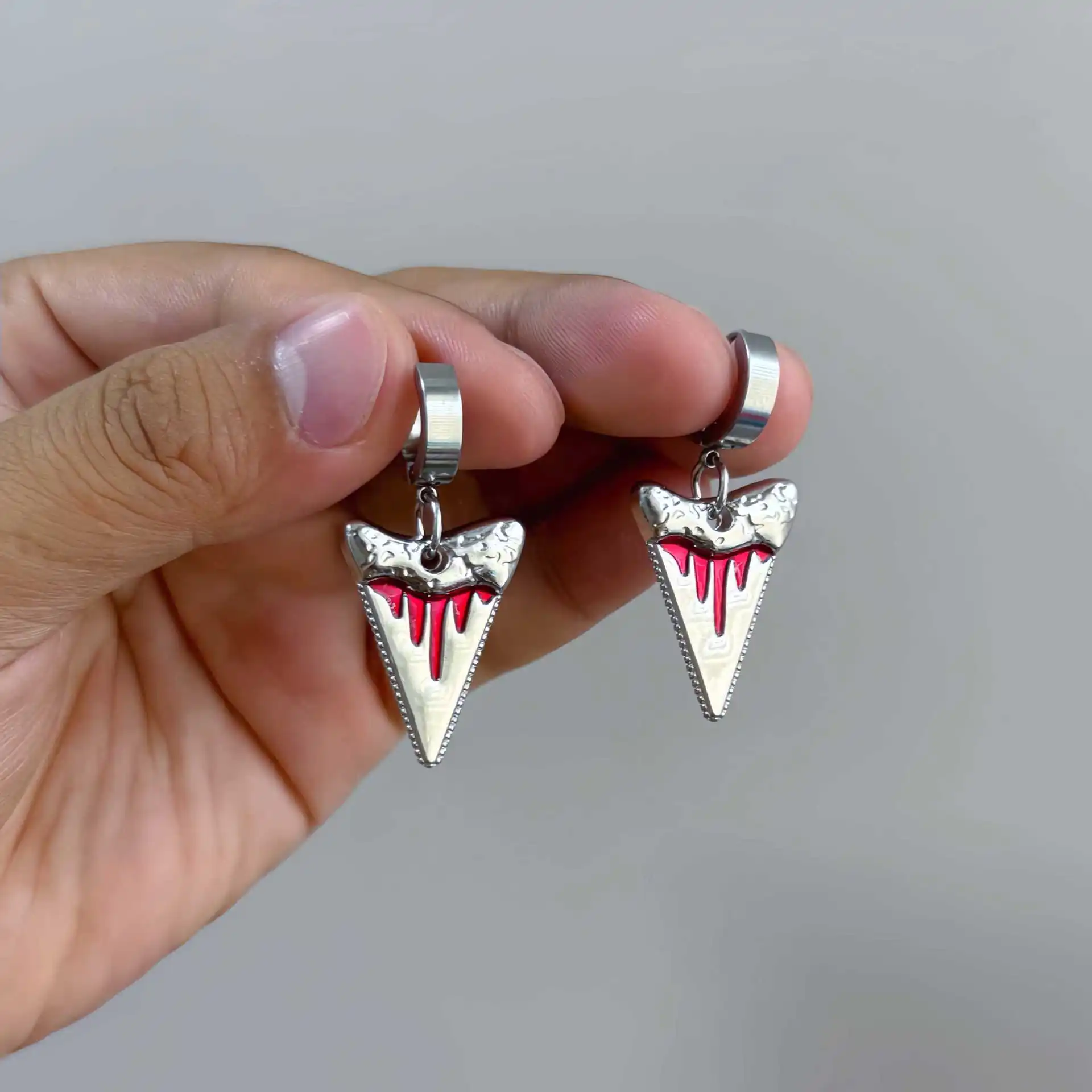 Blood Teeth Earring… - image