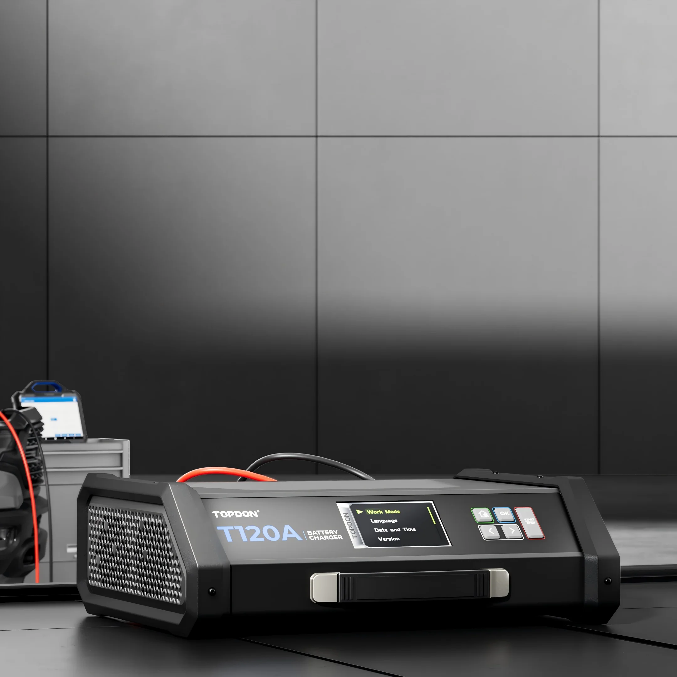 

TOPDON T120A Provide Efficient Charging and Voltage Stabilization for Vehicles Equipped With 12V Batteries Car Battery Charger