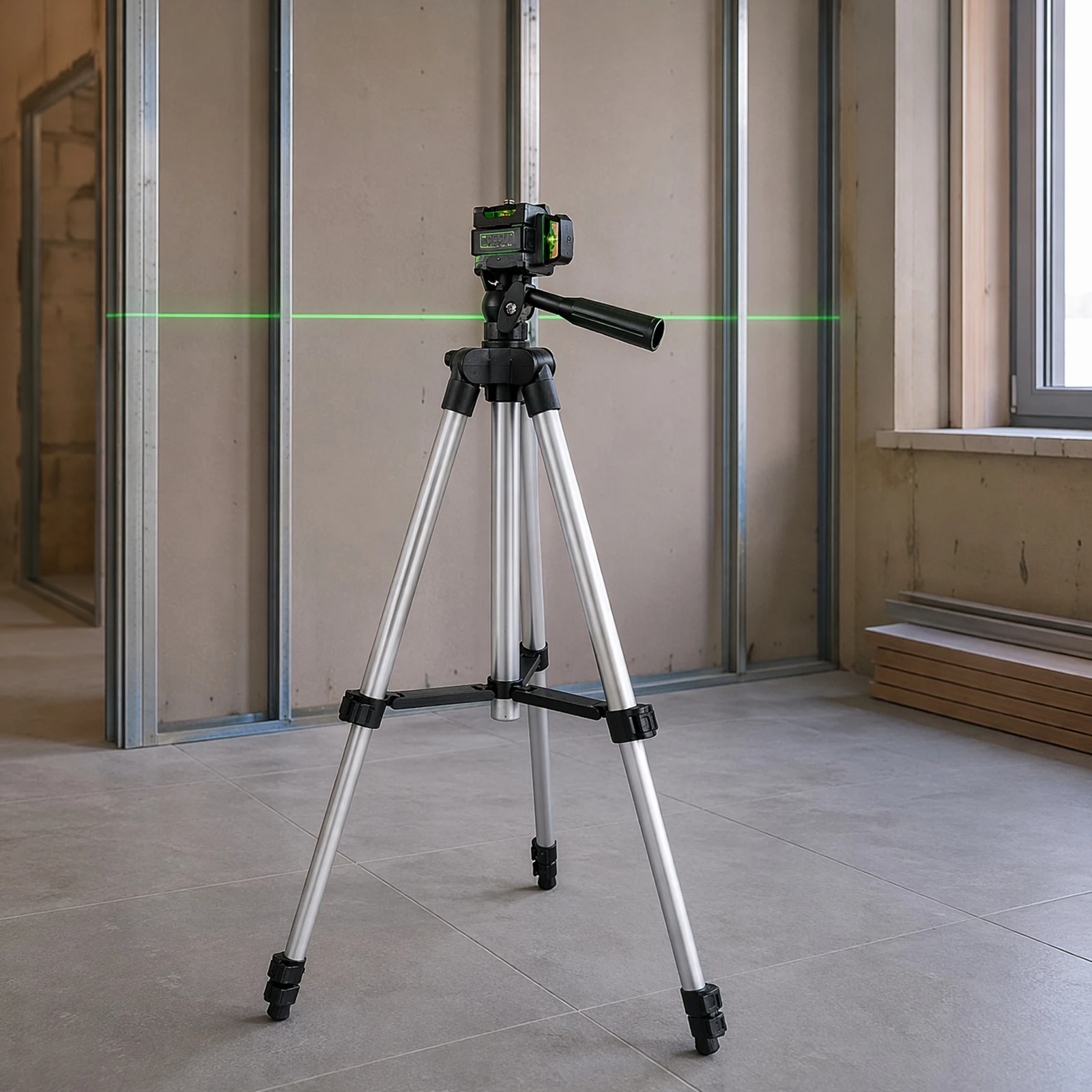 93cm Level Tripod Aluminum Alloy Adjustable Height Thickened Tripod Stand