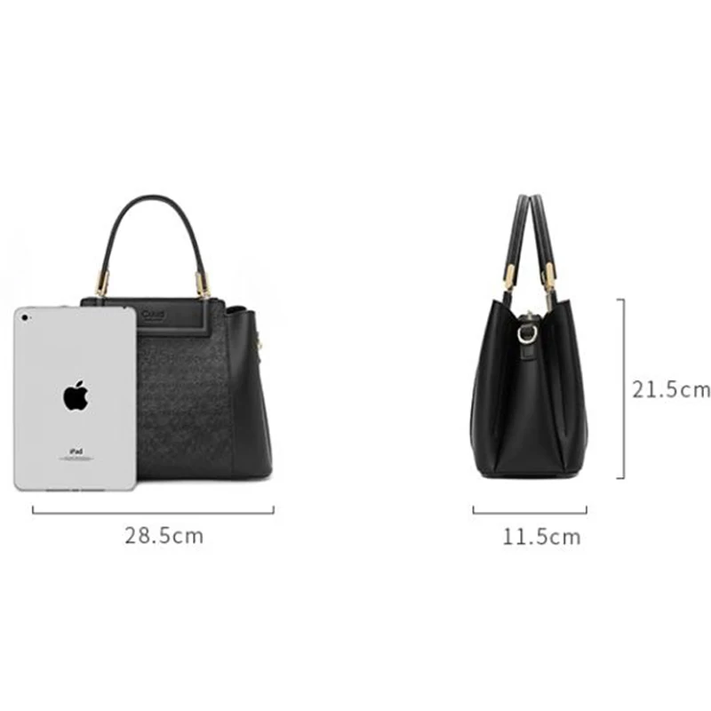 Women Genuine Leather Bag Fashion Luxury Designer Women\'s bag Real Cowhite bag tote bag women leather shoulder bag