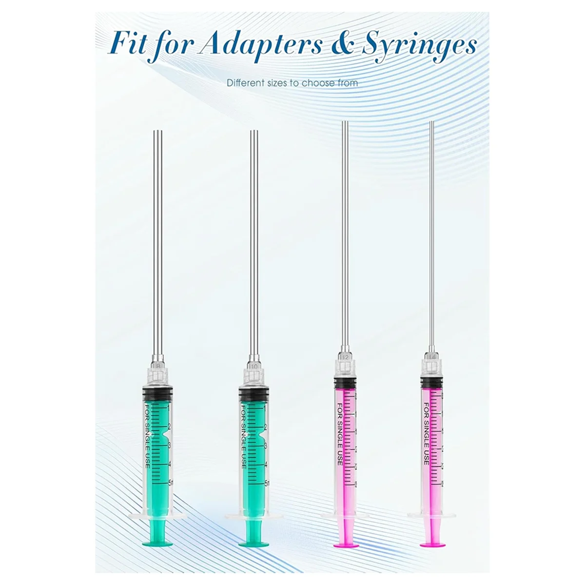 ABXHH 10 قطع إبر توزيع حادة 4 بوصة، 12 مقياس من الفولاذ المقاوم للصدأ إبر حادة أداة توزيع السوائل 14 جرام