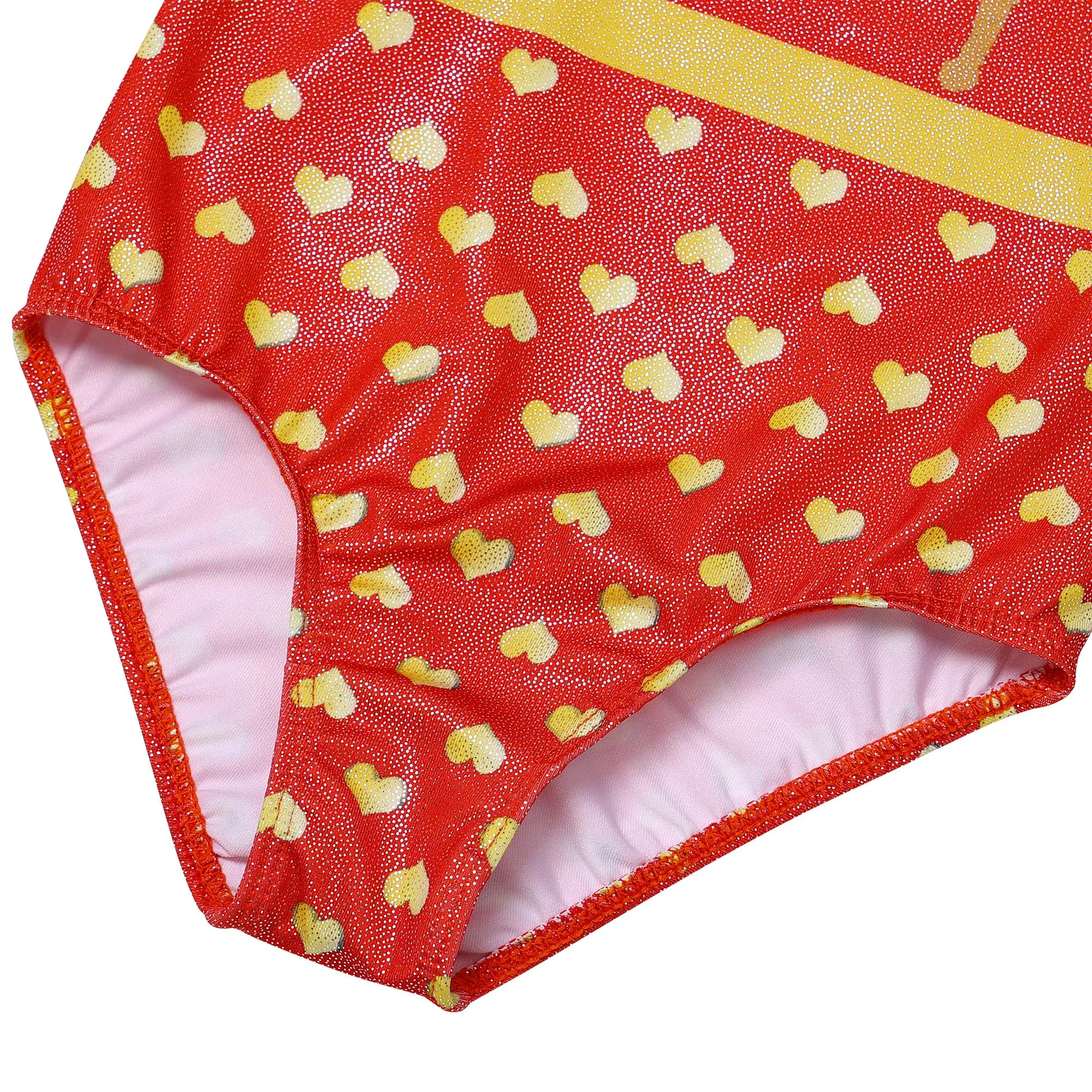 BAOHULU Girls Christmas Elk Print Ballet Leotard Dancewear Sleeveless Performance Clothes Ballerina Practice Outfit