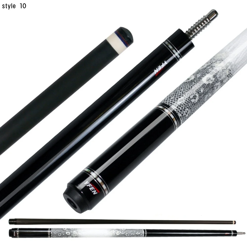 YFEN 58 Inch Carbon Fiber Billiard Pool Cue Stick Multi-Styles