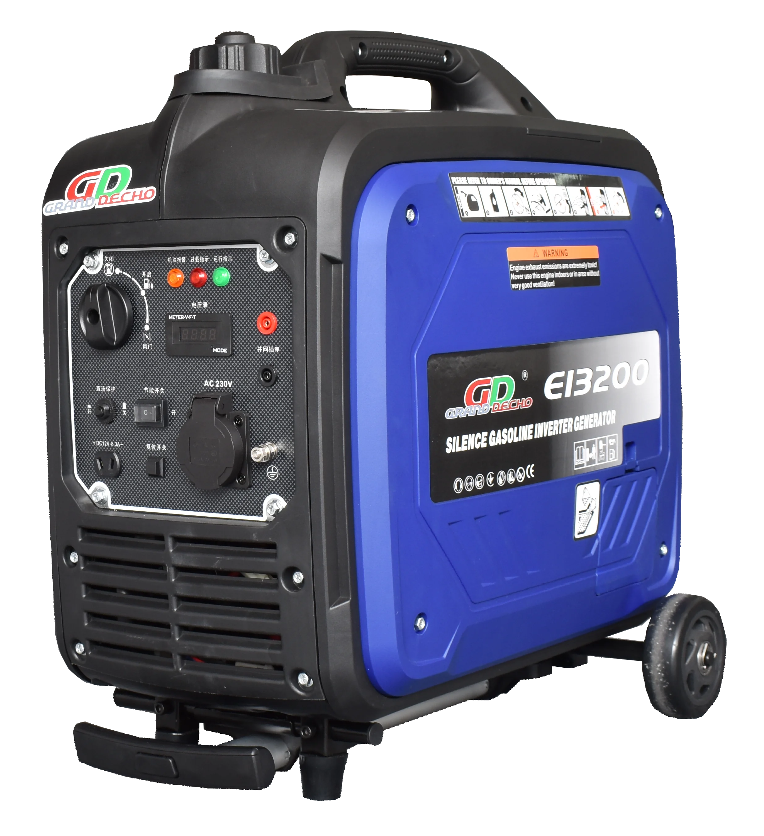 Portable Generator Inverter - EI3200 Air-Cooled 4-Stroke Inverter Generator Silent