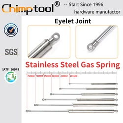 1 Pc 316 Stainless Steel Gas Spring Eyelet Joint Universal Shock Absorber Hydraulic Lift Support Strut Bar Customizable