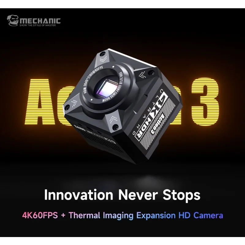 MECHANIC Action 3 High-definition Microscope Camera 4K HDMI USB CMOS 1080P Video Vision Inspection IC Chips Soldering Repair