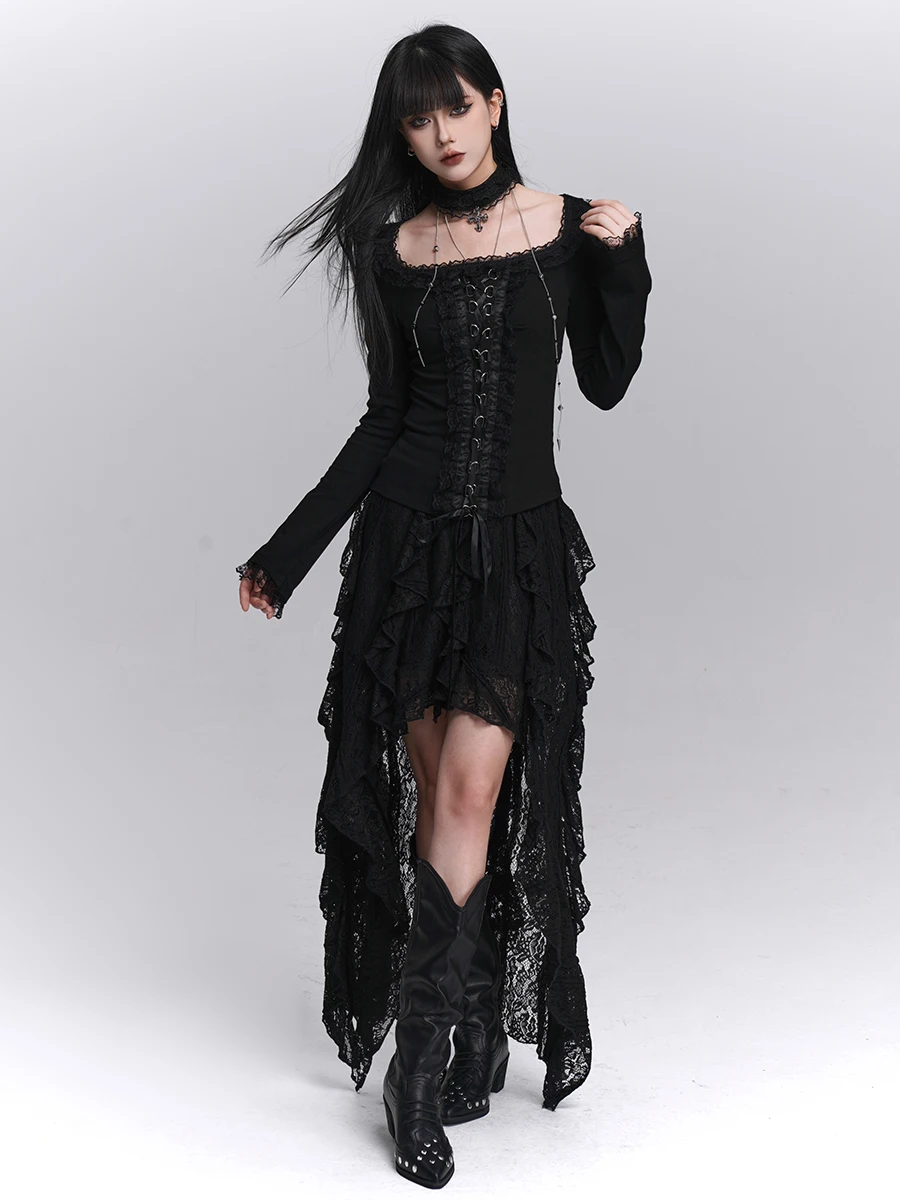 ゴシック スレ ロング スヴェ ブラトップ レディース スリムフィット インナーウェア ローリーン デイリーウェア ゴーストガール kシリーズ ポリエステル スパンデックス