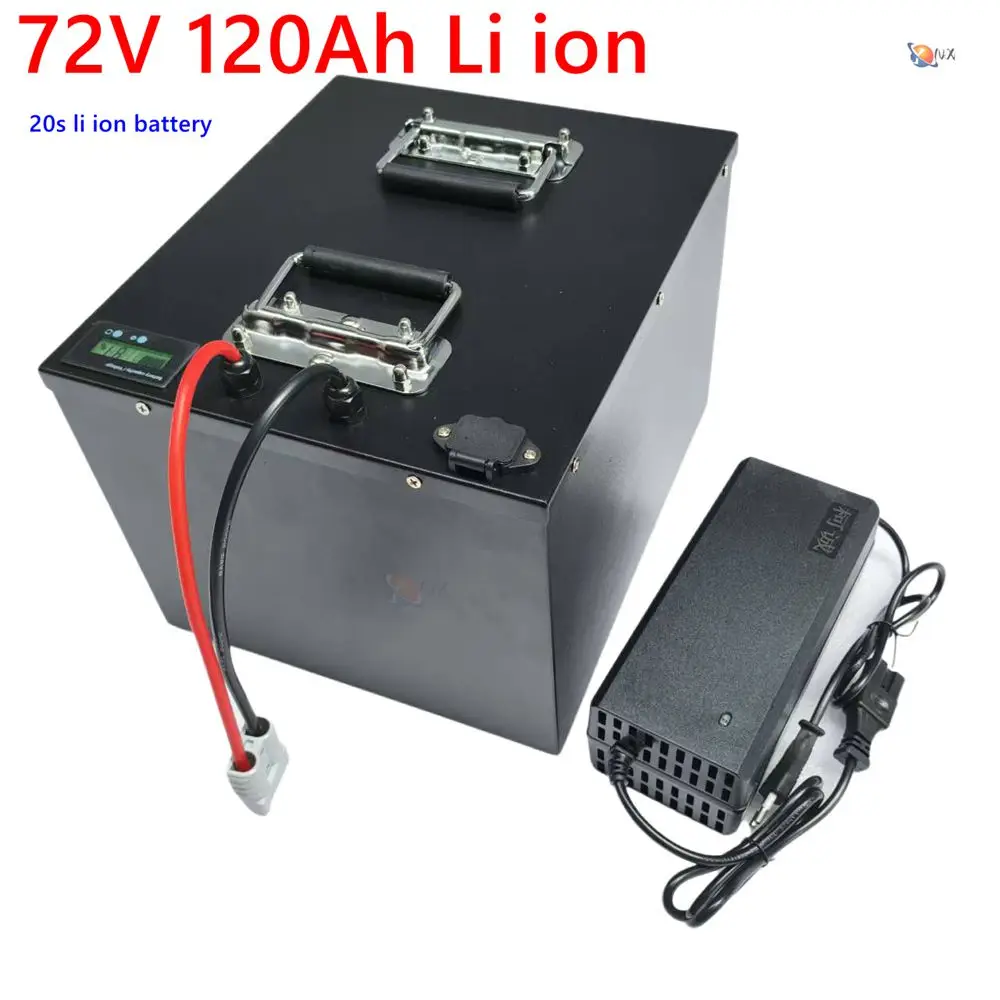 YNX 72v 120Ah 120A Not 100Ah 100A lithium ion battery pack li ion for 6000W 7000W 8000W bike tricycle Forklift Motocycle AGV