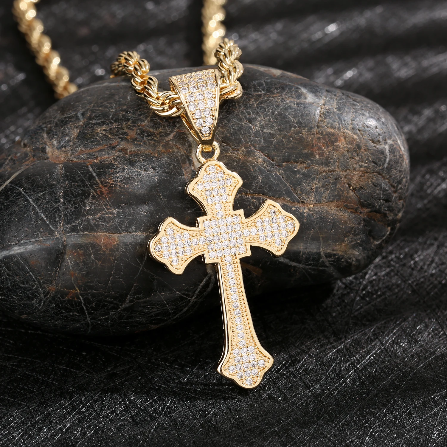 Neuer Hip-Hop-Kreuz-Anhänger f – Men'S Fashion Easter Bewertung und Preis