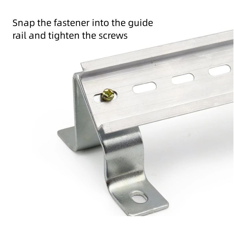 DZ47 Home Distribution Box Fixing Removable Rail Mounting Bracket Wiring Support Frame Iron Removable Bevel Holder
